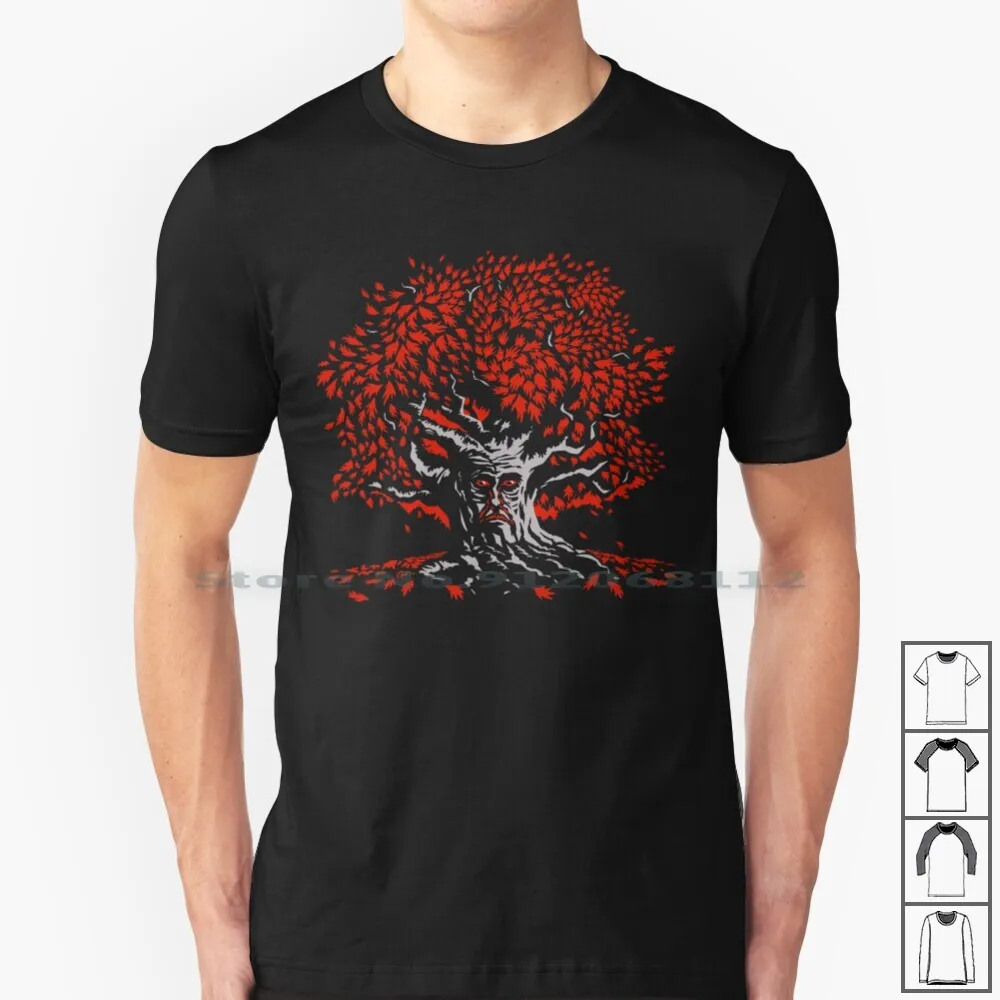 Футболка winterfall Weirwood из 100% хлопка с изображением веердревесного дерева вееро