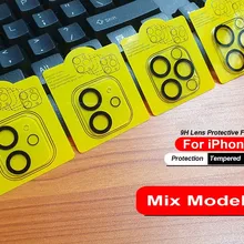 200Pcs 3D Camera Lens Tempered Glass For iPhone 13 Pro Max Mini Back Camera Screen Protector For iPhone 12 11 Pro Max Lens Glass