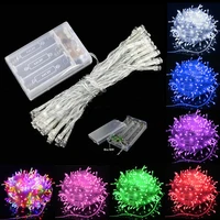 led string lights christmas decoration garland fairy lights waterproof outdoor lightnings for home room garden party decors