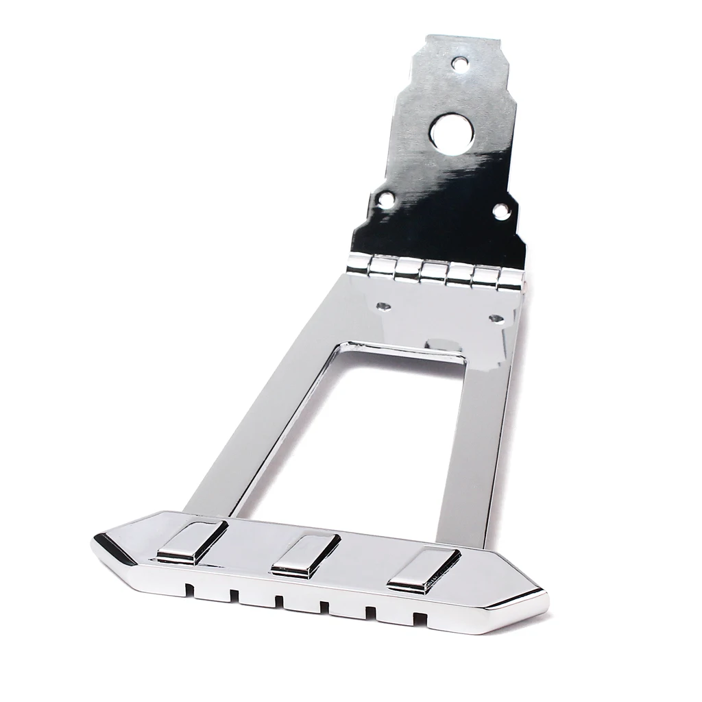 High Quality Zinc Alloy 6 String Jazz Archtop Guitar Trapeze Tailpiece Bridge Chrome | Parts & Accessories