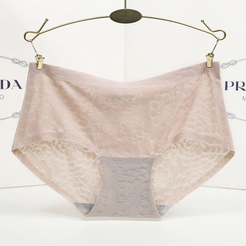 

Women Plaid Cotton Panty Female Breathable Briefs Crotch Lingerie Girls Intimates Wholesale Panties Sexy Lace Underwear