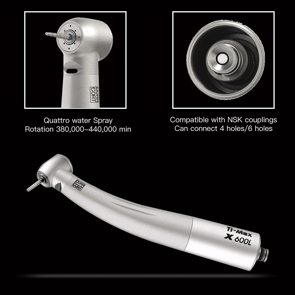 Стоматологический высокоскоростной волоконно-оптический наконечник подходит