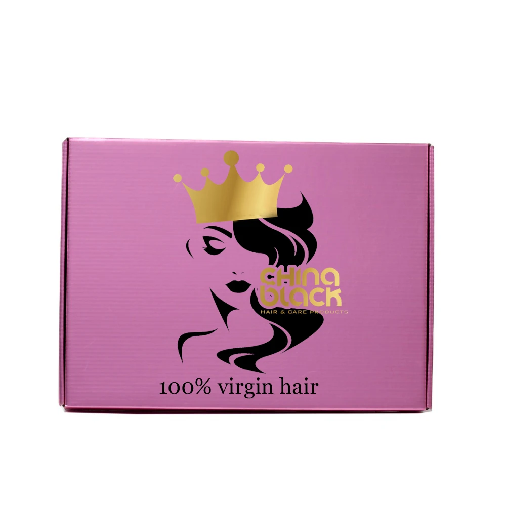 100 шт. Пользовательский логотип коробка для волос Высококачественная почтовых