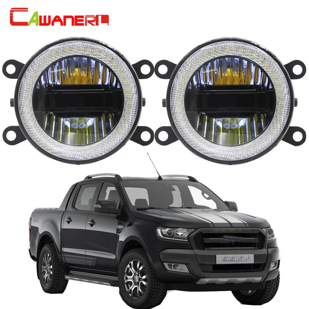 Cawanerl для Ford Ranger 2005 2019 автомобилей правый + левый туман светильник Светодиодный