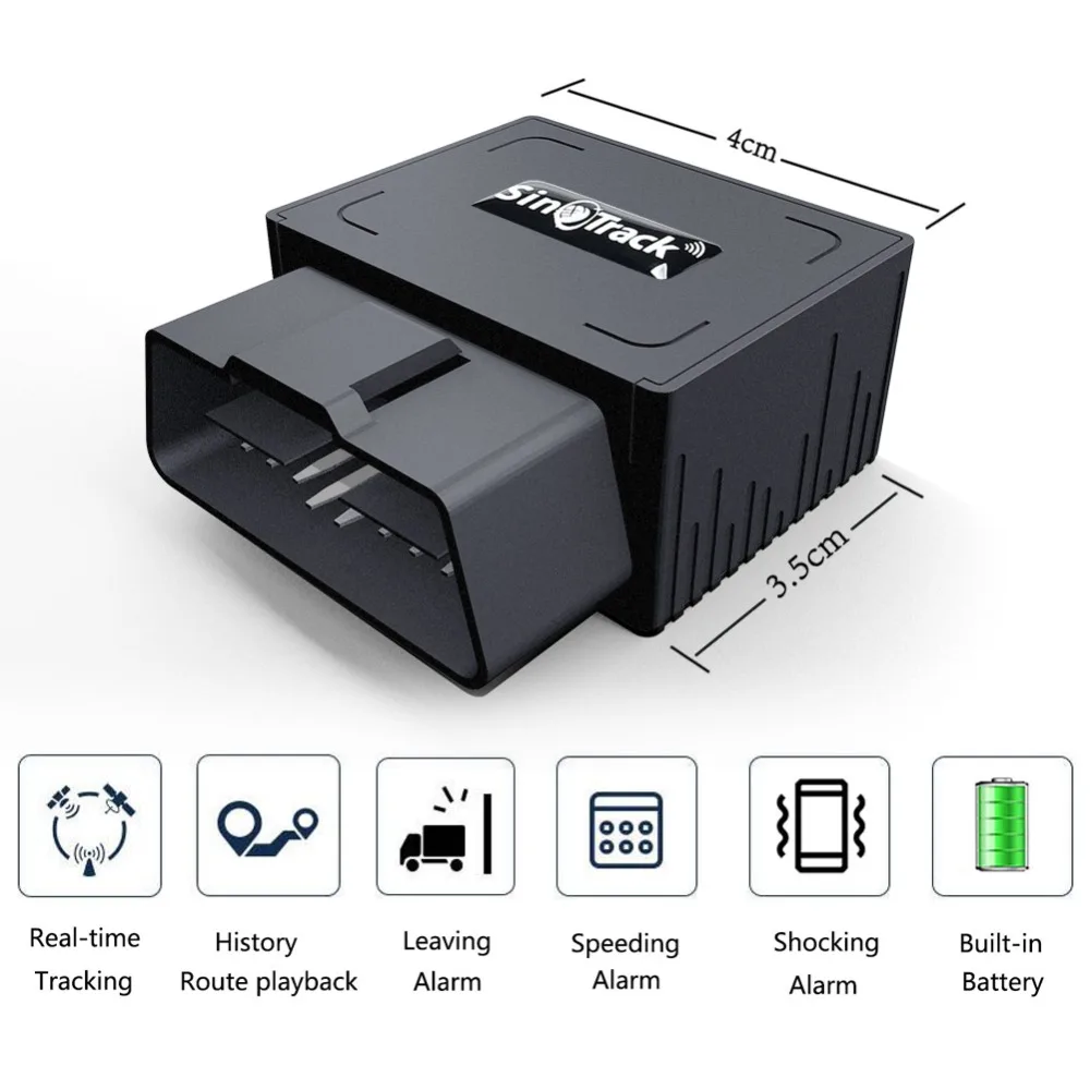 16 PIN OBD Мини gps трекер интерфейс Plug Play автомобиль GSM устройство слежения маленький gps локатор с онлайн программным обеспечением mobile app