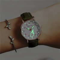 women watches 2021 luxury fashion femmestainless steel casual luminous leather band quartz wrist watch statement gifts