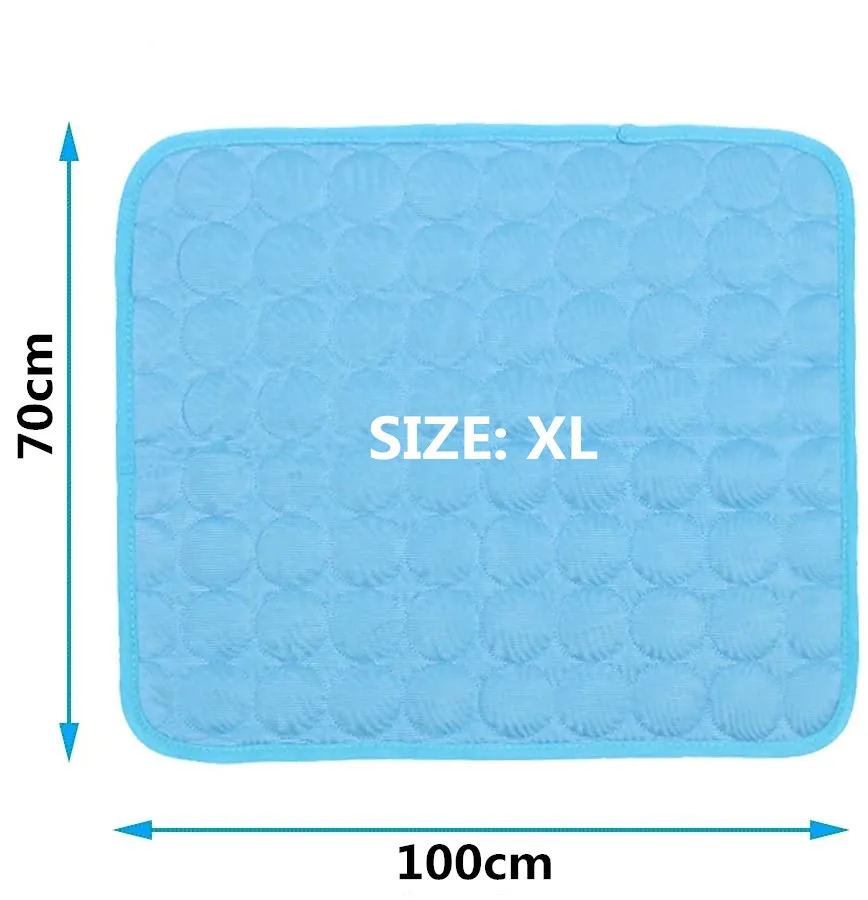 

Dog Bed Mat Summer Ice Mat Silk Cool Cushion Cat Pet Beds Multiple Occasion Dog Beds For Large Medium Dogs Cooling Mat 4 Sizes