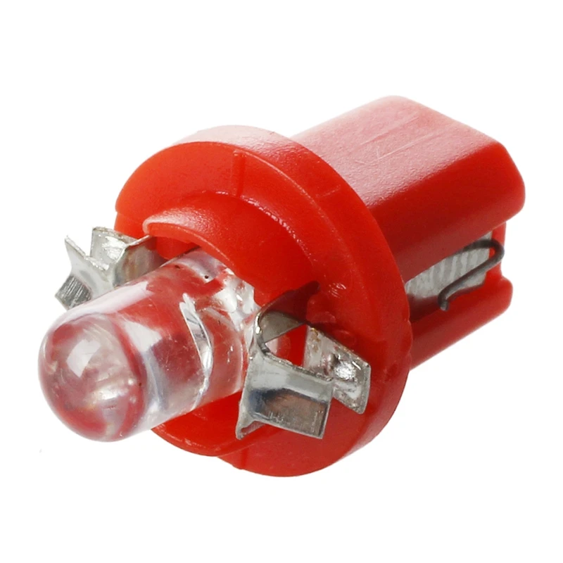 20 шт. T5/ B8.5D 5050 SMD Светодиодная розетка внутреннее освещение автомобильное