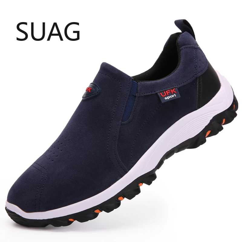

Men Casual Shoes Autumn Breathable Walking Shoes Light Outdoor Running Shoes Men Hiking Sneakers Non-Slip Loafer Big Size 38-48