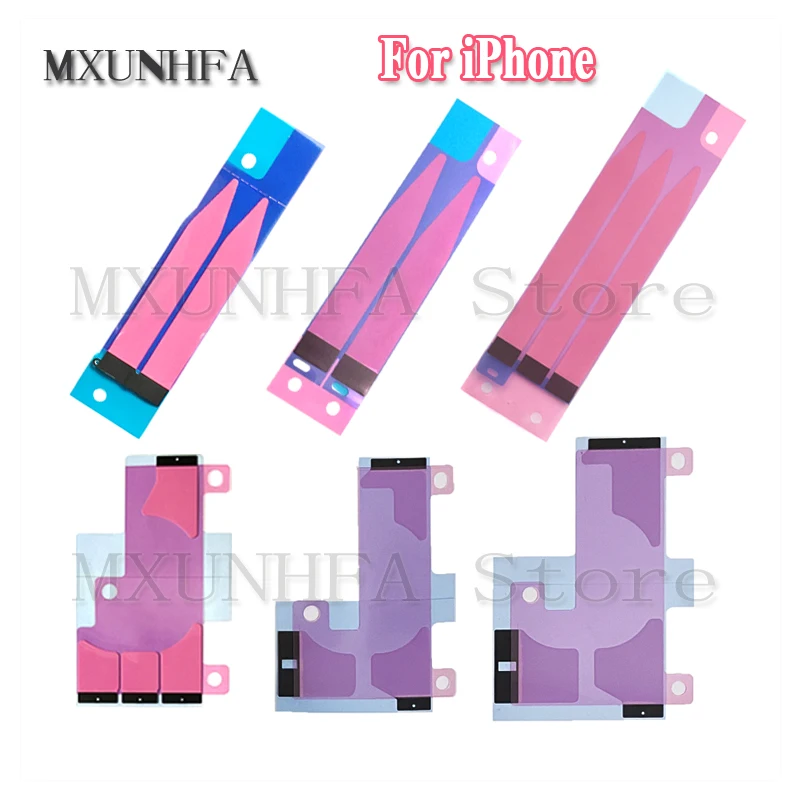 2 шт стикер на батарейный отсек для iPhone X XR XS 11 12 Pro Max 5s 5c SE 6 6S 7 8 плюс батарея клей 3M