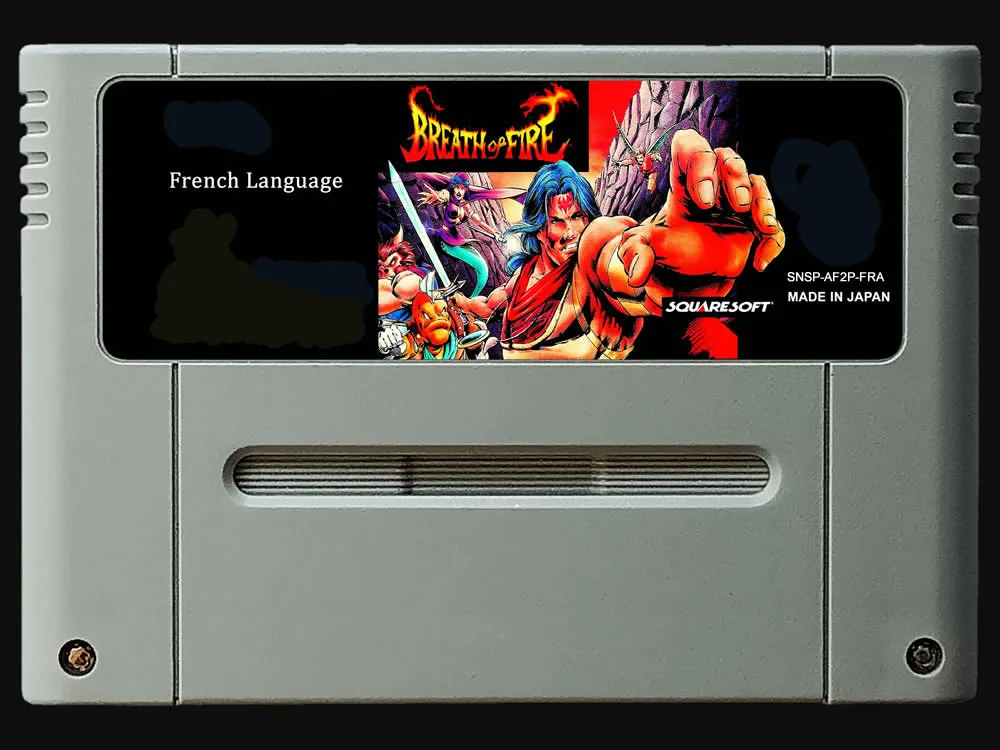 16 бит игры ** дыхание огня 1 (PAL Европейская версия! Французский язык!)|Игры для