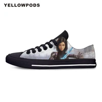 mens casual shoes fashion hot cooled alitabattle angel customized print picture canvas light couples comfortable shoes