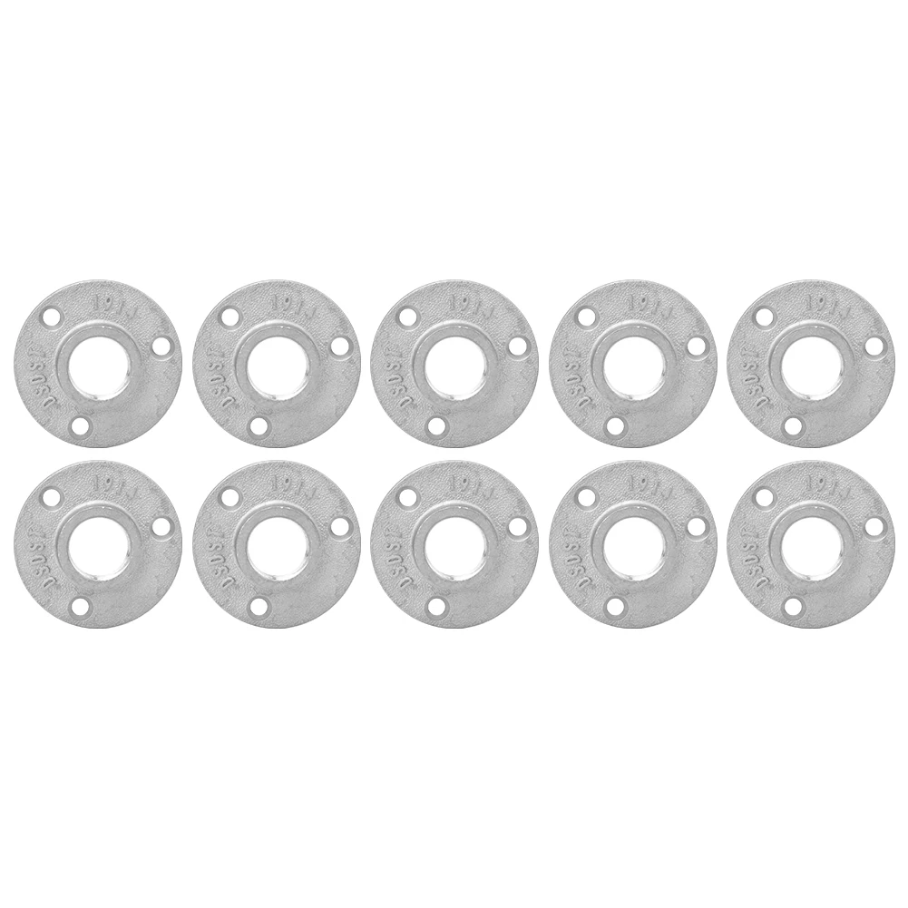 10 шт. DN20 3-отверстия фланцевое основание фитинги для труб резьбовое из