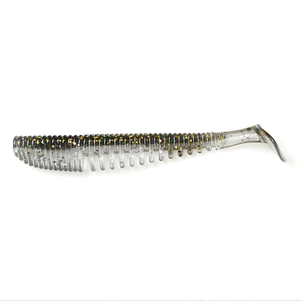 JOHNCOO Awaruna Fishing Lures 8cm 2.8g Artificial Baits Wobblers Soft Lures Shad Carp Silicone Fishing Soft Baits With UV