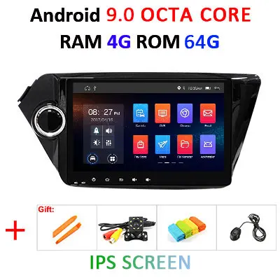 4G 64G IPS A 4G+ 64G 8 CORE 2 Din android 9,0 автомобильный dvd-плеер gps навигация для Kia k2 RIO 2010 2011 2012 2013 Автомагнитола стерео DSP - Цвет: 4G 64G IPS A
