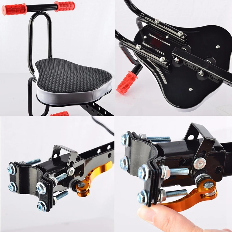 

Children Safety Seat Quick Release Bicycle Saddle Child Baby Chair Bicycle Bike Electric Bicycle Accessories