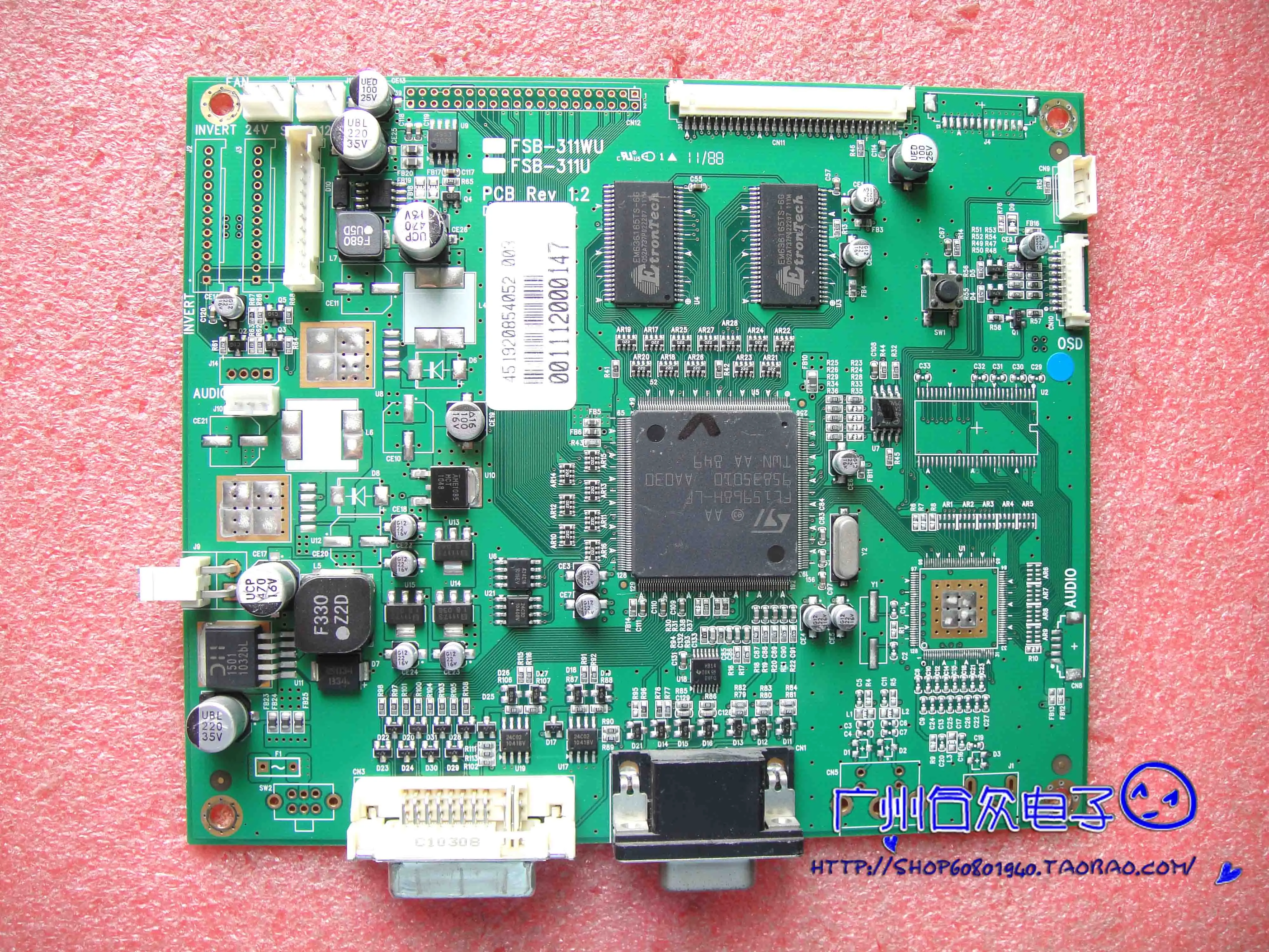 

FSB-311WU FSB-311U PCB Rev 1.2 451920854052 003 001112000147