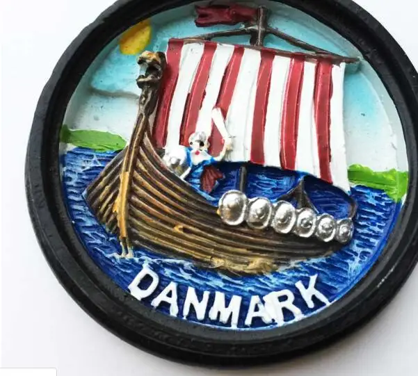 Новое поступление 3D магнит на холодильник Дания туристические сувениры