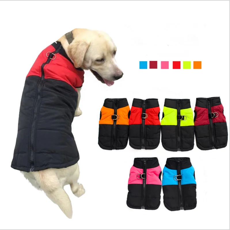 Водонепроницаемый Собака Щенок жилет куртка Чихуахуа Одежда теплая зимняя