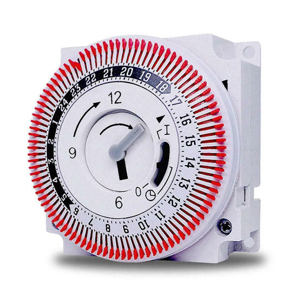 24h 220V 16A кухонный штепсельный таймер переключатель розетка энергосберегающая