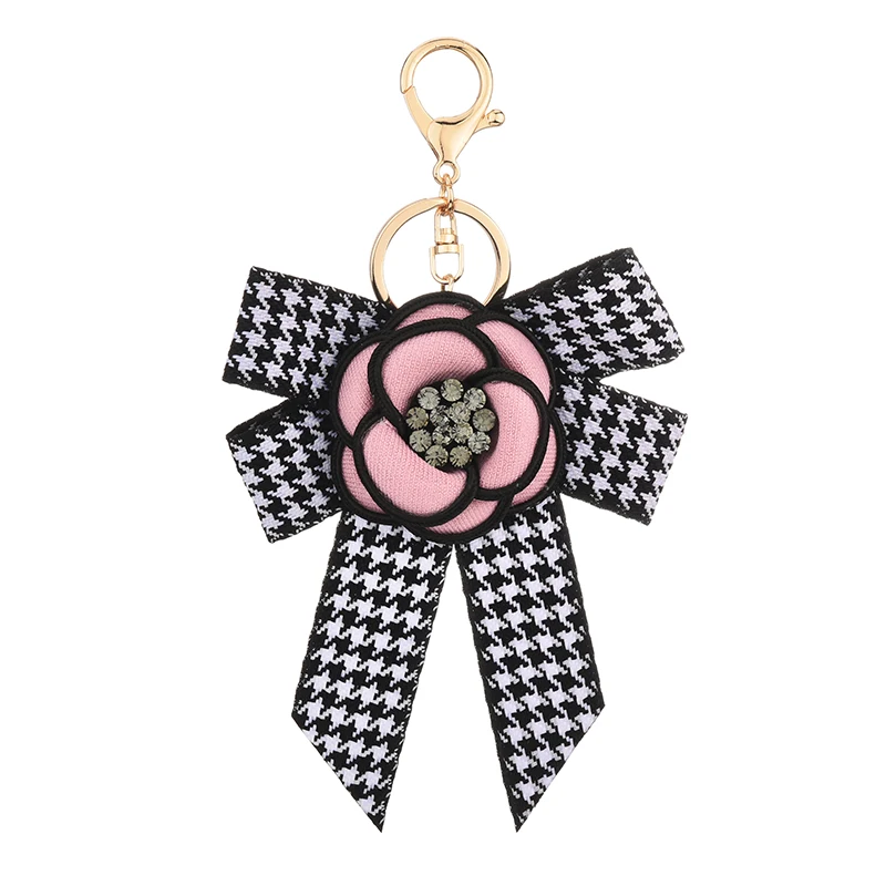 

New Style Flower Keychain Gifts for Women Llaveros Mujer Car Bag Accessories Keyring Holder Jewelry Accessory EH354