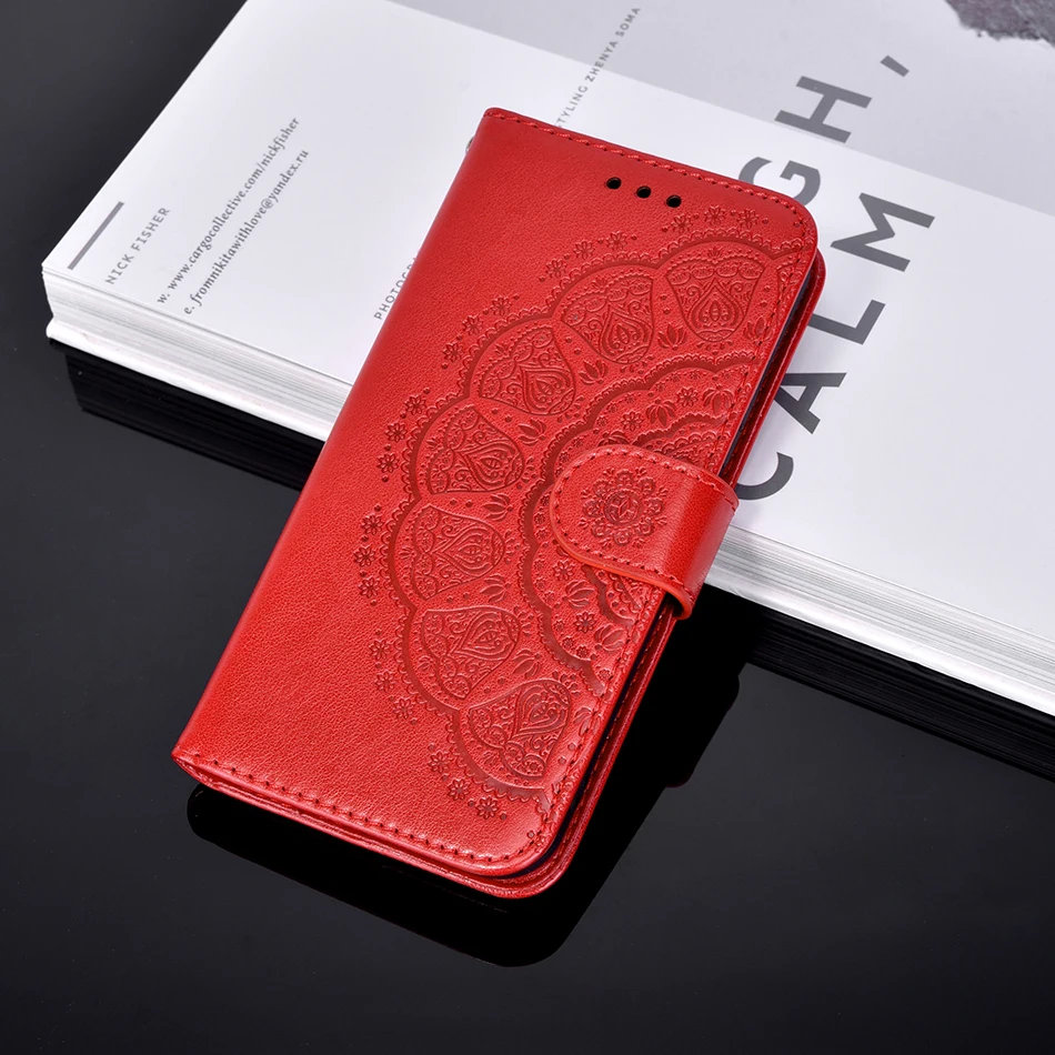 wallet case for moto g power 2021 g stylus g 5g g10 g30 g9 play g8 power lite g7 e7 e6 e embossed flower lanyard leather cover free global shipping