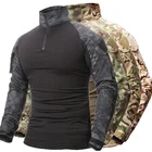 Тактические походные футболки мужские уличные военные армейские камуфляжные охотничьи альпинистская футболка Мужские дышащие спортивные рубашки с коротким рукавом