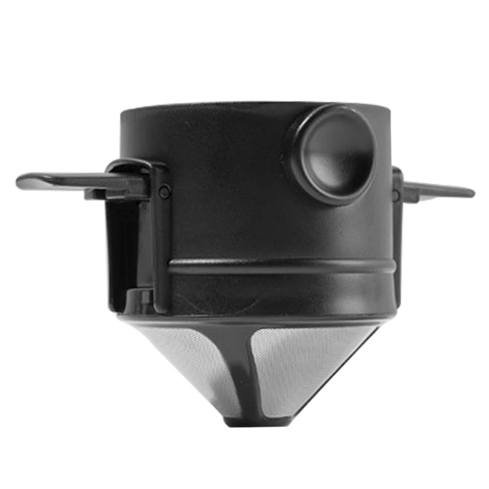 

Coffee Filter Portable Stainless Steel Drip Coffee Tea Holder Reusable Funnel Baskets Reusable Infuser and Stand Coffee Dripper