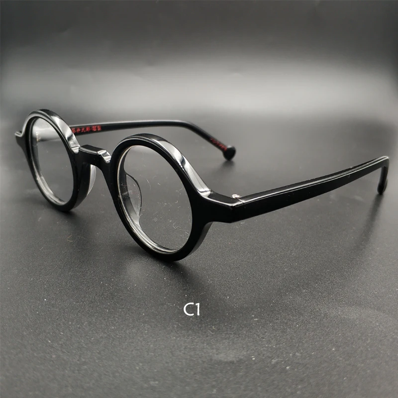 Мужские маленькие круглые очки в стиле ретро, высококачественные очки из ацетата в стиле ретро, женские очки для чтения с прозрачными линза... от AliExpress RU&CIS NEW