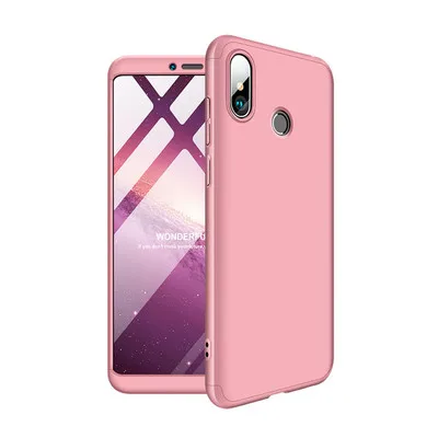 full rose gold Чехол полностью защищающий телефон для Xiaomi Redmi Note 8 Pro крышка на xiomi Redmi Note 7 камеры одноступенного процесса 8 7s 6A 6 Pro защитный бампер жесткая задняя панель - Цвет: full rose gold