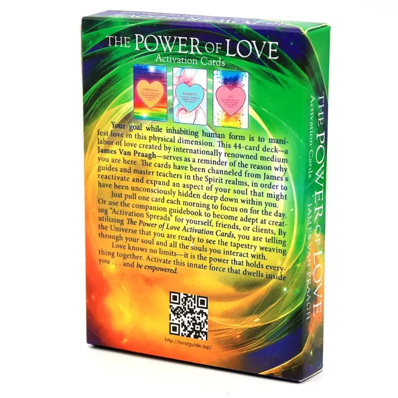 

The Power of Love Activation Tarot 44 Cards Deck Divination Oracle Playing Card Family Party Board Game