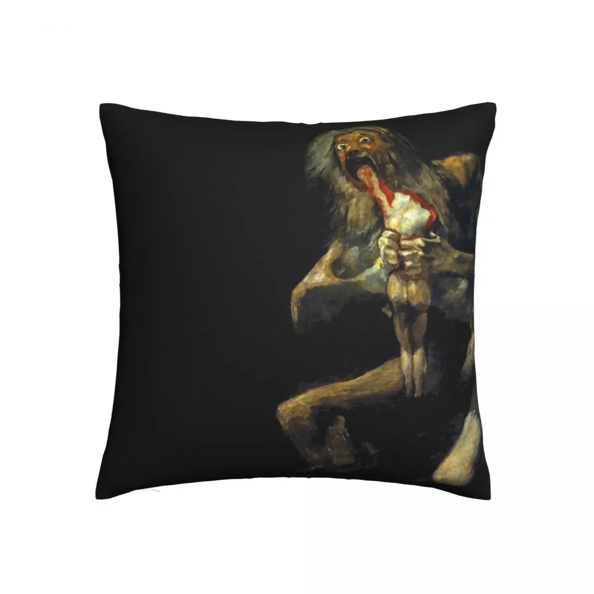

Saturn Pillow Case Saturn Devouring His Son Kawaii Polyester Pillowcase Bedroom Zipper Spring Cover