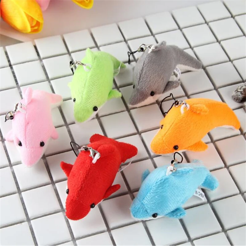 100 шт смешанных цветов мини юбка-пачка Дельфин Плюшевые Кулоны из нержавеющей