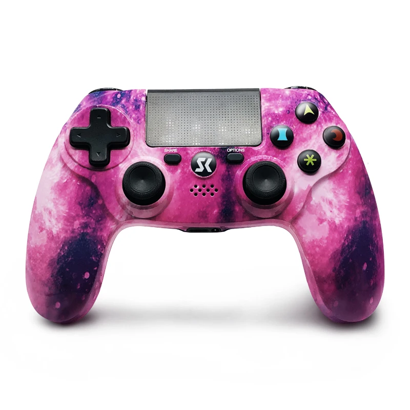 

Беспроводной контроллер LIOEO PS4, двойная вибрация, Shock 4, для Playstation 4 Pro, джойстик с уникальным дизайном, подарки