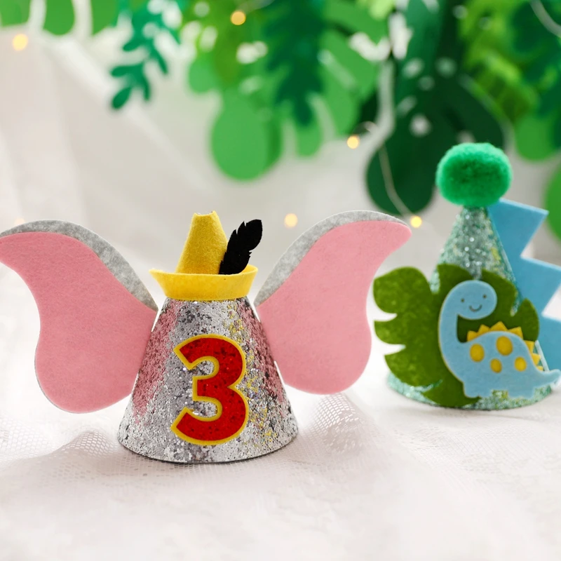 Детский ободок для волос с короной динозавром космосом акулой русалочкой шляпа