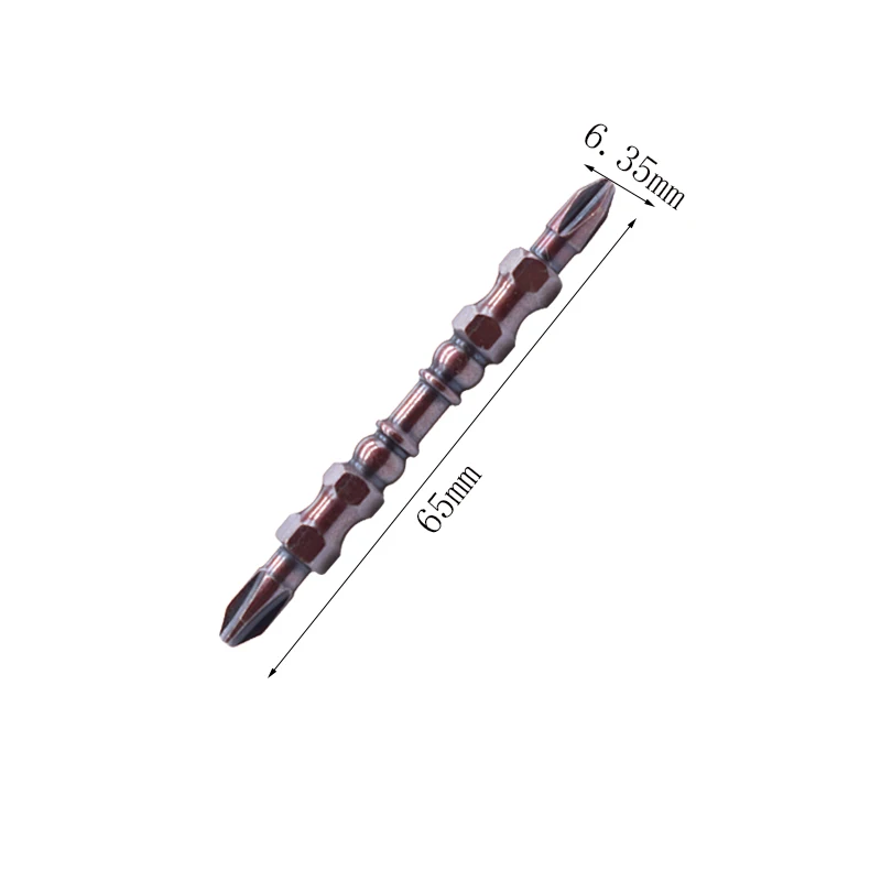 W123 Магнитная отвертка с одной головкой torx электрическая отвертка набор для электроинструментов PH2 Твердость 65 мм - Цвет: W123