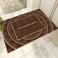custom pvc silk loop pads retro inustrial doormat carpet mat rug non slip floor decor home entrance bathroom kitchen balcony