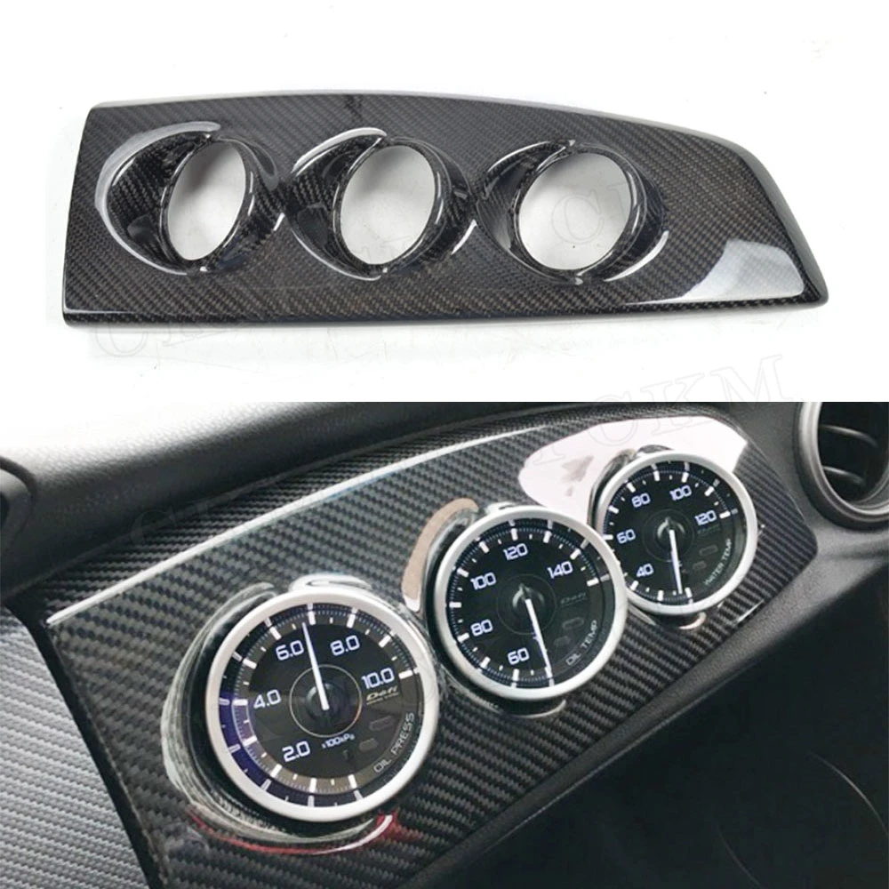 

Внутренняя панель из углеродного волокна для украшения инструментов, автомобильная наклейка, накладка, Крышка корпуса, комплект аксессуаров для Toyota BRZ FT86 GT86 FRS LHD