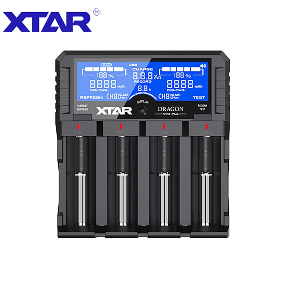 Аккумуляторная батарея XTAR 18650 с ЖК-дисплеем Ёмкость аккумулятора er C D N AA AAA 14500 11 1 В
