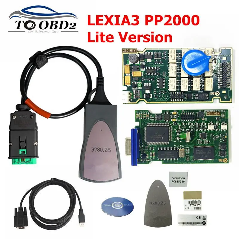 Прошивка 921815C Lexia3 Lite версия Diagbox V7.83 V8.55 Lexia 3 V48 PP2000 V25 для Citroen/Peugeot сканер