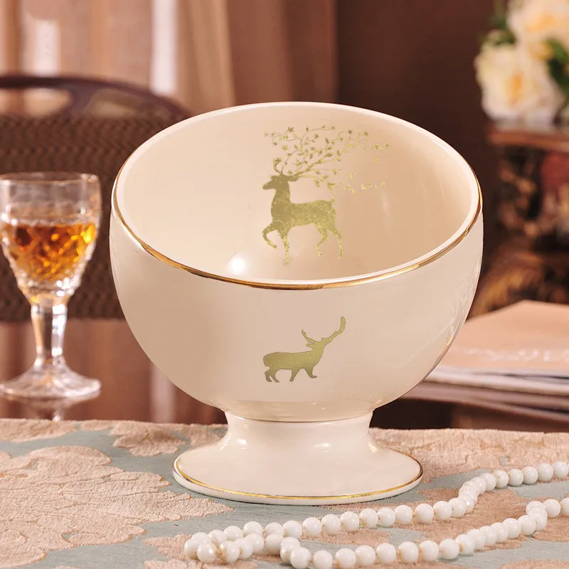 Tabletop Storage Boxes Ceramic Candy Sugar Bowl Key Holder Box Condiment Sundry Case Living-Room Decorations | Дом и сад