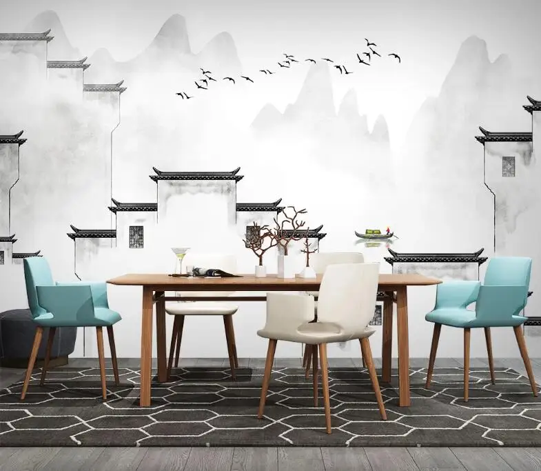 XUESU Customized wall coverings stylish personality TV background living room bedroom sofa | Обустройство дома