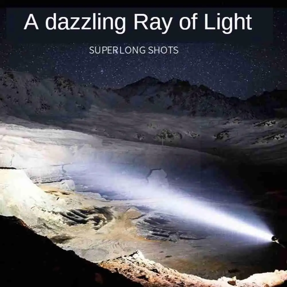 

Strong Light Flashlight Outdoor Strong Light Flashlight Light Camping Light Lighting Fishing With Side Furniture Led X9o9