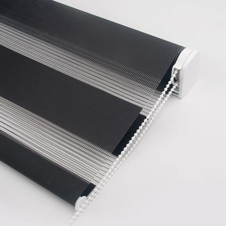 Горячие продажи большие окна рулонные шторы с зебровым принтом 38 мм алюминиевая