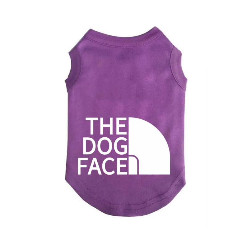 

Dog Clothes Summer Pet T Shirt Big Dog Designer Vests for Chihuahua French Bulldog Fashion Puppy the Dog Face Spring Costume