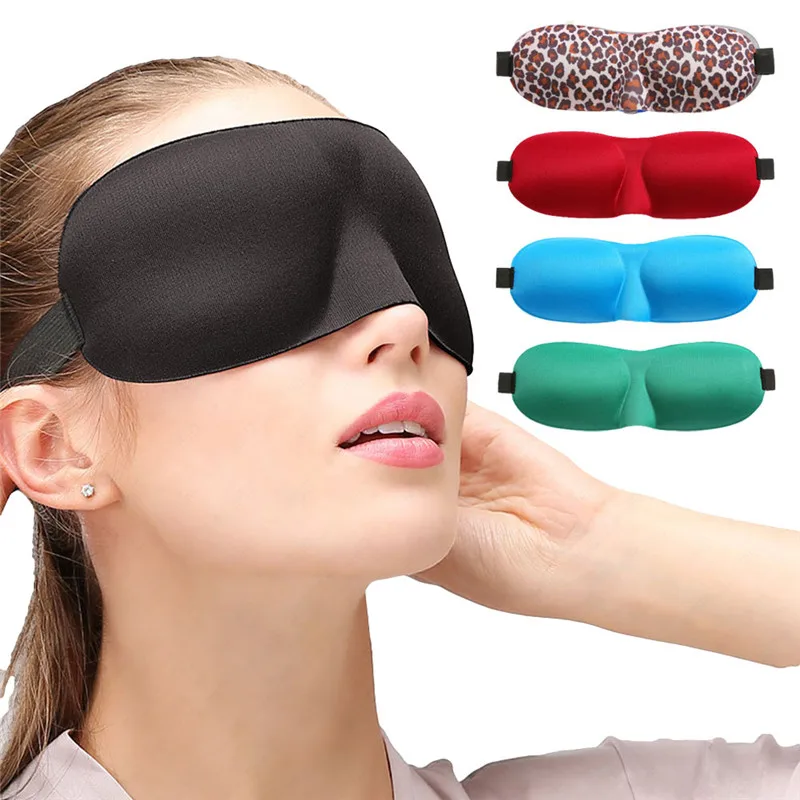 

1Pcs 3D Sleep Mask Natural Sleeping Eye Mask Eyeshade Cover Shade Eye Patch Women Men Soft Portable Travel Eyepatch #245325