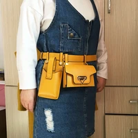 women waist bag fashion phone bag luxury waist pack high quality pu shoulder crossbody chest bag lady designer belt fanny pack