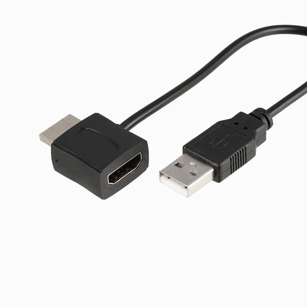 Портативный 50 см USB 2 0 HDMI Совместимый телефон удлинитель Кабель питания для 1080P HDTV
