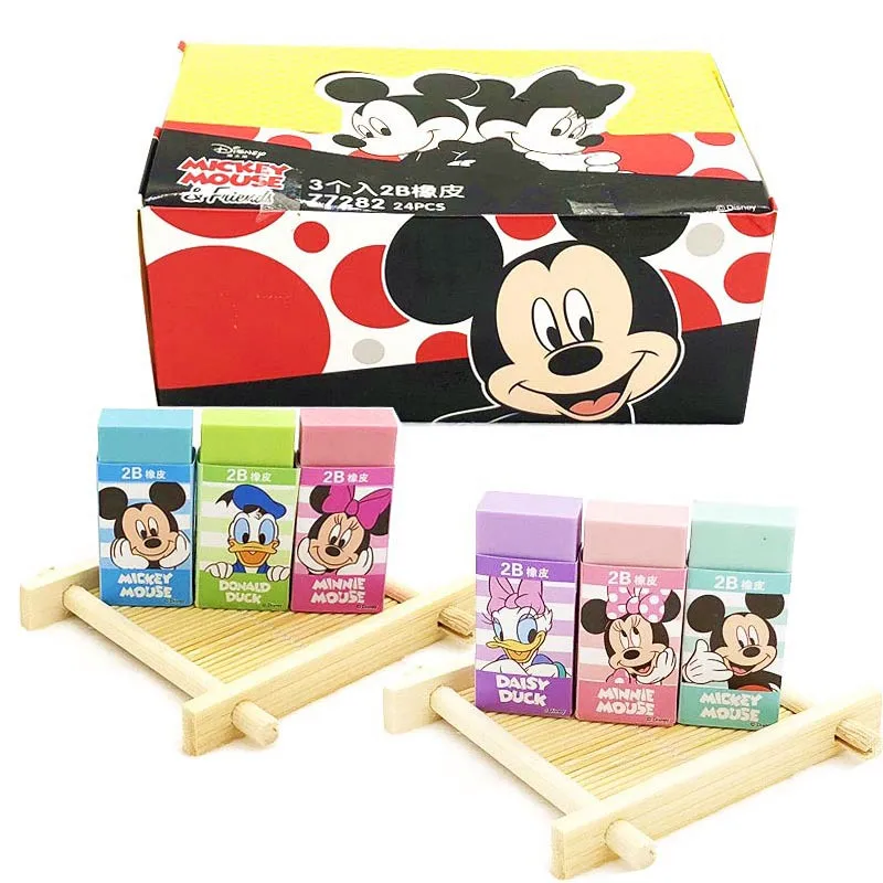 Disney Детский мультфильм ластик Daisy Duck Микки Минни милые красочные новые ластики
