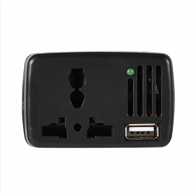 Автомобильный инвертер 150W 12V DC до 220 V/110 V AC прикуриватель источник питания с инвертором адаптер с 0,5/2.1A USB зарядное устройство Порт